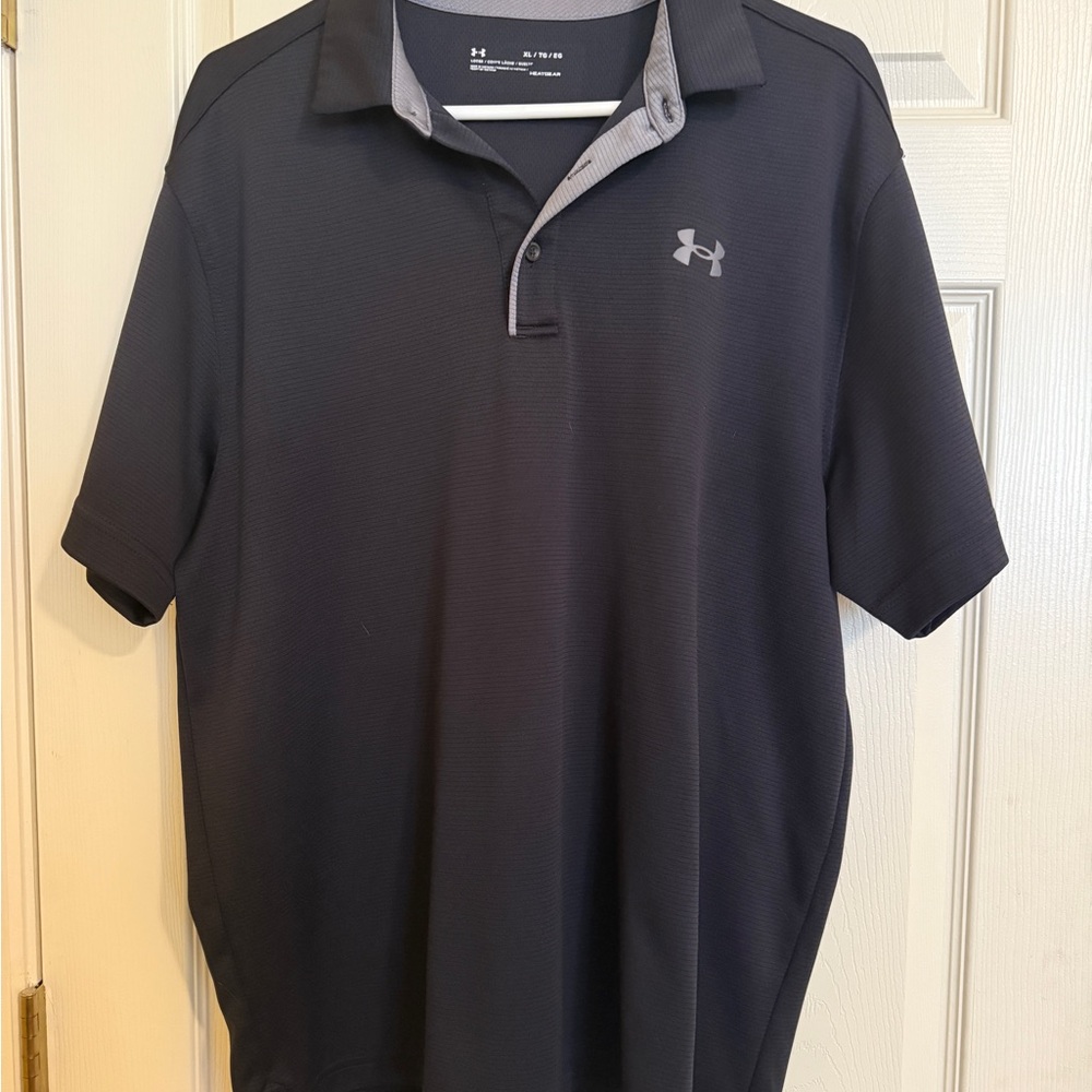 Under Armour Black Performance Polo Shirt